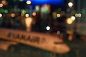 Sleeping at the terminal (Stansted Airport)